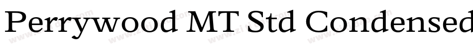 Perrywood MT Std Condensed字体转换